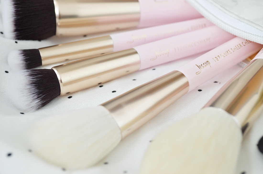 pędzle do makijażu jessup blushing bride puderek.com.pl